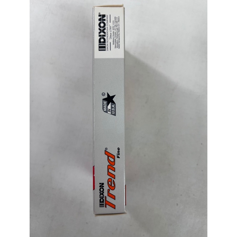 Vintage Dixon‎ Trend Fine Point Marker Orange Color Open Box 12 Markers - Picture 4 of 6